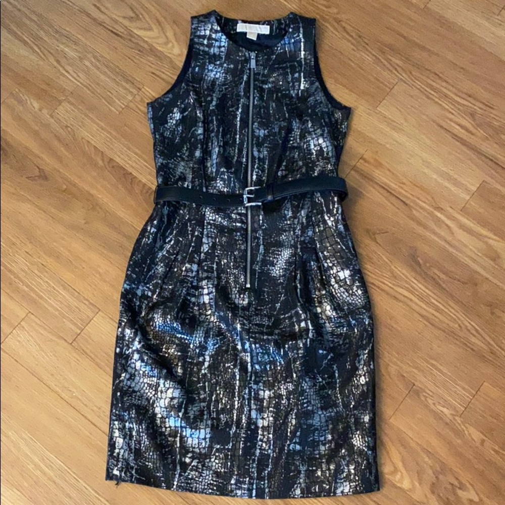 Michael Kors front zip dress